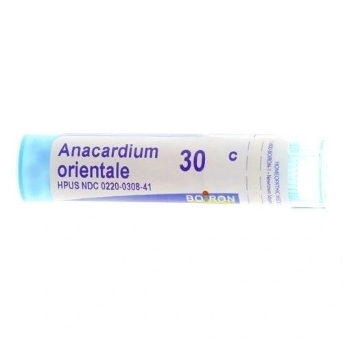 Anacardium Orientale, 30C, 200CK, Homeopathic Medicine for Indigestion, Boiron, 80 Pills (Pill Size #40)