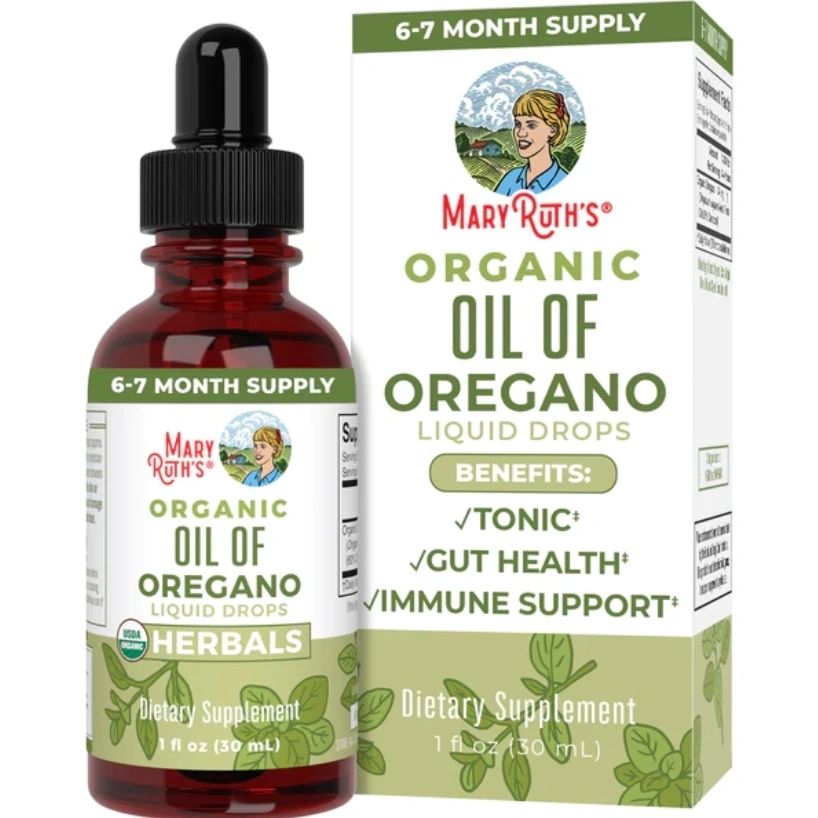 Organic Oil Of Oregano, Liquid Drops, 1oz, Mary Ruth's