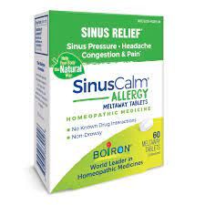 SinusCalm Allergy Meltaway Tablets, 60 Tablets, Boiron