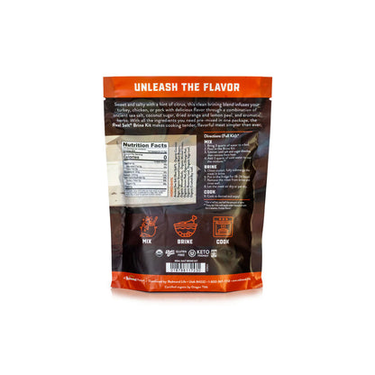 Real Salt Seasonings Brine Kit, 14.87oz, Redmond Life