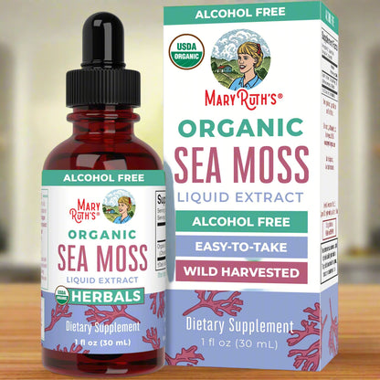 Sea Moss Liquid Extract, 1oz, MaryRuth Organics