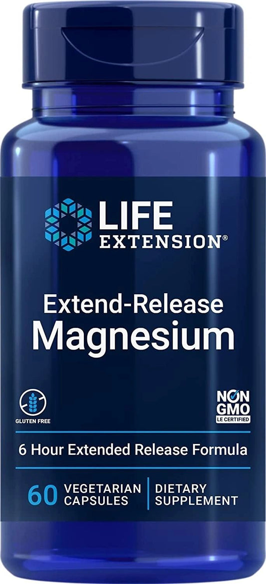 Extend-Release Magnesium, 60 Vegetarian Capsules, Life Extension