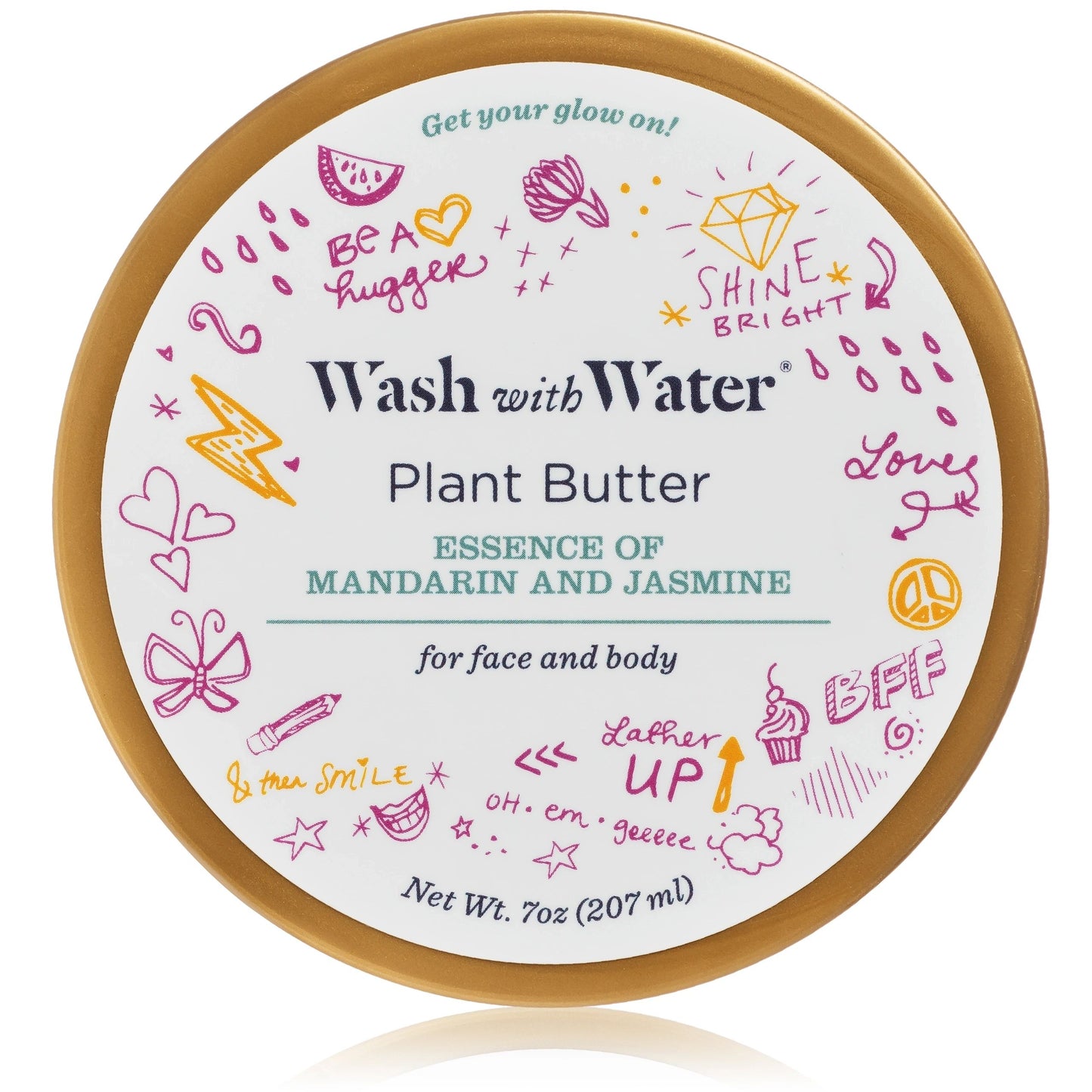 Plant Butter for Face & Body, Mandarin & Jasmine