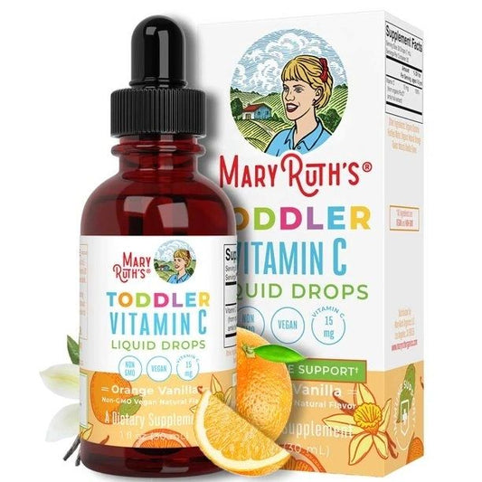 Mary Ruth's Organic Vegan Toddler Liquid Vitamin C, Ages 1-3 Years, 1 oz