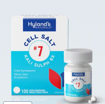 Cell Salt #7 Kali Sulph 6x, 100 Tablets, Hyland's