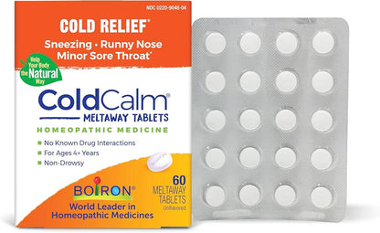 ColdCalm, Multi-Symptom Cold Relief, 60 Tablets, Boiron