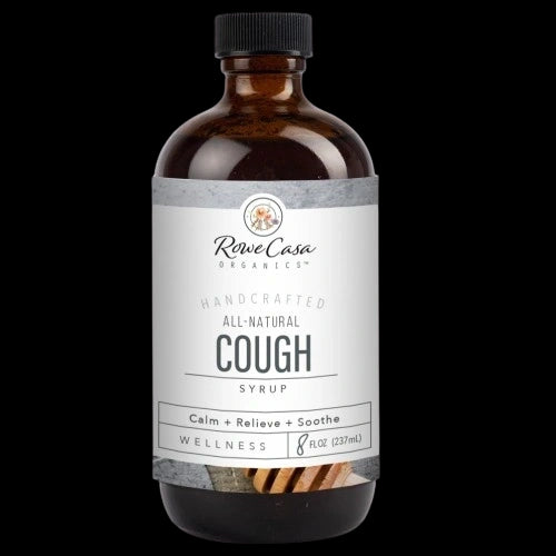 Cough Syrup, Calm + Relieve + Soothe, 8oz, Rowe Casa Organics