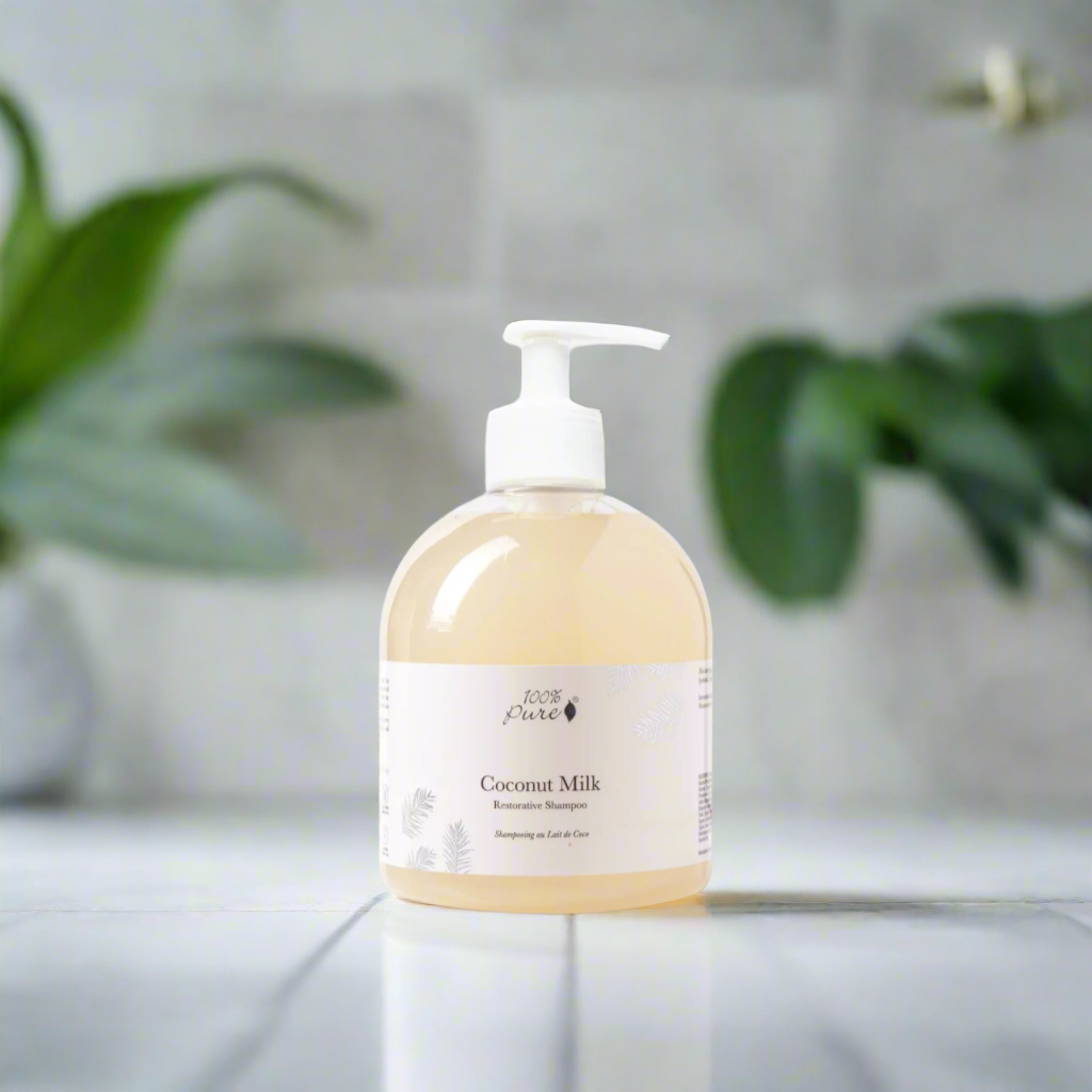 Coconut Milk Restorative Shampoo, 8 - 16 fl oz, 100% Pure