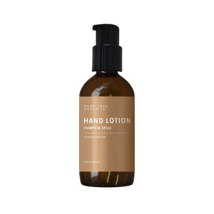 Pumpkin Spice Hand Lotion, 2oz, Rowe Casa Organics