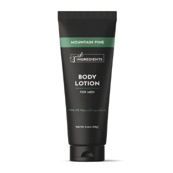 Men's Body Lotion, Mountain Pine, 3.4oz, Just Ingredients