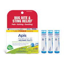 Apis Mellifica 30C Meltaway Pellets, Bug Bite & Sting Relief, 1 Free Tube Inside, Boiron