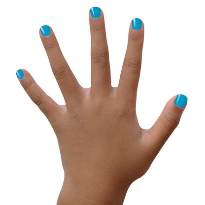 RAIN-bow or Shine - Matte Bright Sky Blue, 0.5oz, Piggy Paint