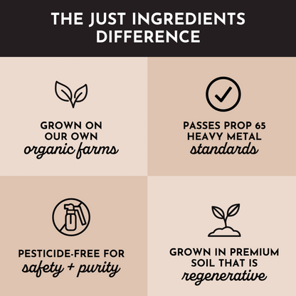Organic Ashwagandha, Just Ingredients
