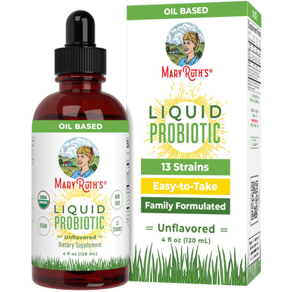 Liquid Probiotics, 2-4oz, MaryRuth Organics
