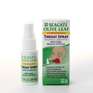 Olive Leaf Throat Spray 1 oz Raspberry-Spearmint