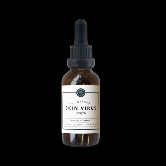 Skin Virus Drops, Combat + Restore, Rowe Casa Organics