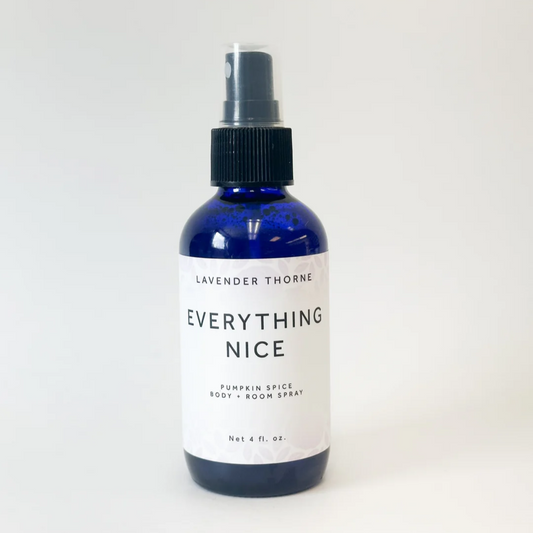 Everything Nice - Pumpkin Spice Body & Room Spray, 4oz, Lavender Thorne