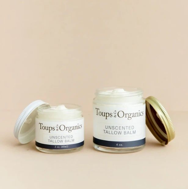 Unscented Tallow Balm, Toups & Co Organics