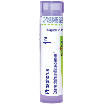 Phosphorus 6C, 30C, 200CK, 1M, Homeopathic Medicine for Dizziness with Sleeplessness, Boiron, 80 Pills (Pill Size #40)