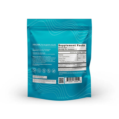 Creatine Cherry Chews, For Performance, Strength, and Recovery, 60 Gummies, Organifi