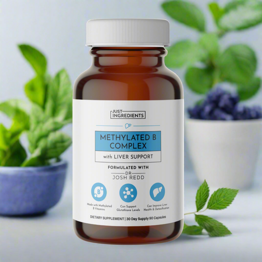 Methylated B Complex - Liver Support, 90 Capsules, Just Ingredients