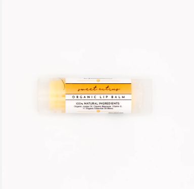 Sweet Citrus Organic Lip Balm, Just Ingredients