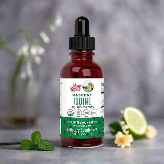 Nascent Iodine Liquid Drops, 1 oz, MaryRuth Organics