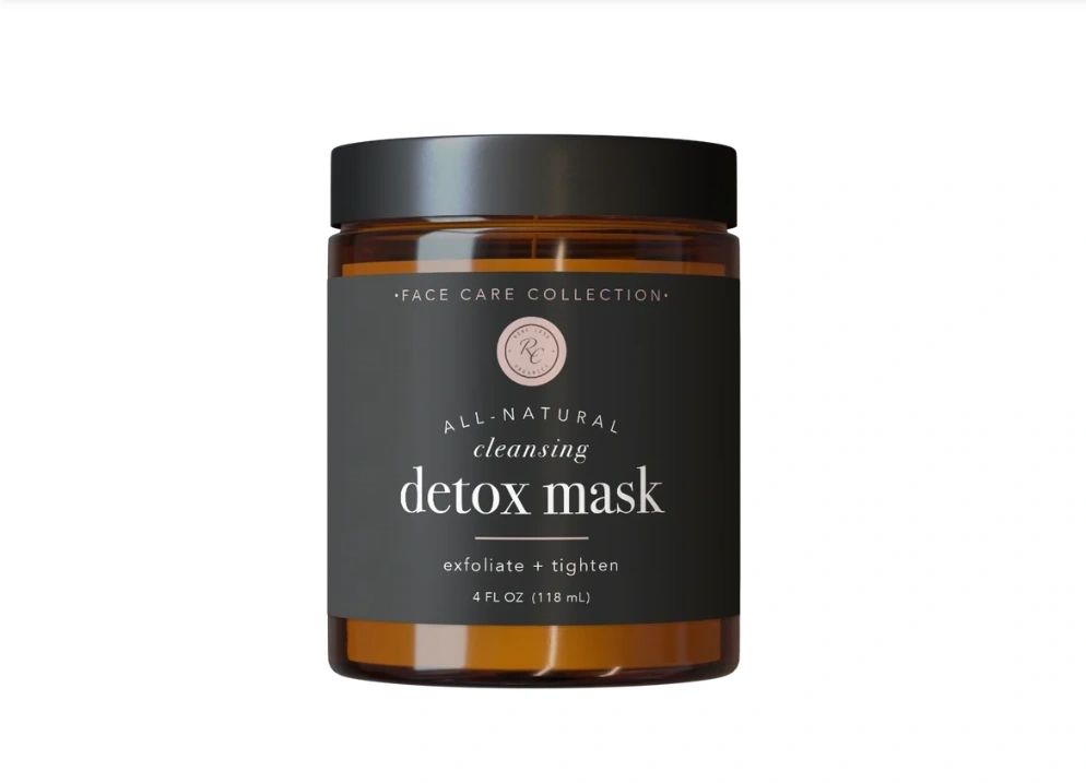 Cleansing Detox Mask, Exfoliate + Tighten, 4oz, Rowe Casa Organics