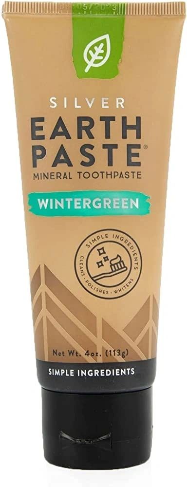 Silver Earth Paste, Mineral Tooth Paste, Wintergreen, Redmond Life