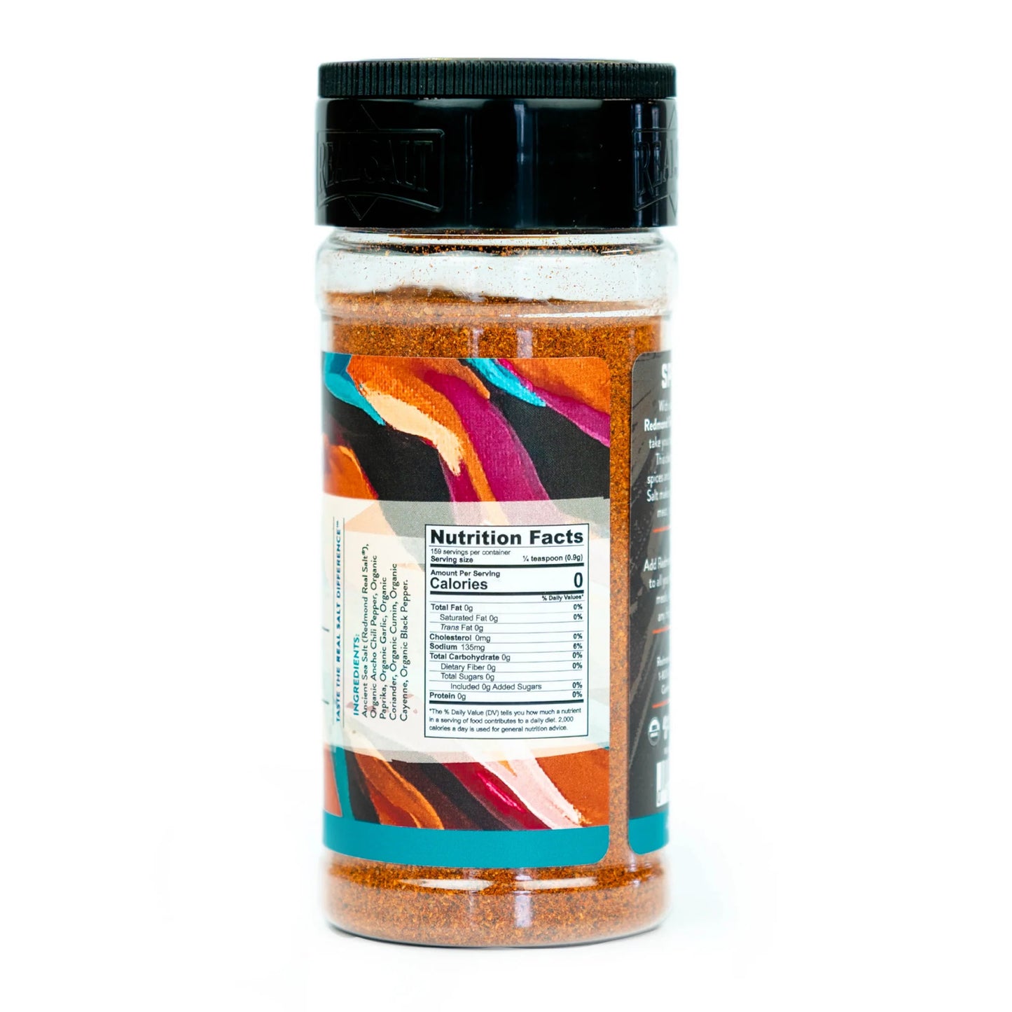 Taco Seasoning, REAL SALT, 5.04 oz, Redmond Life