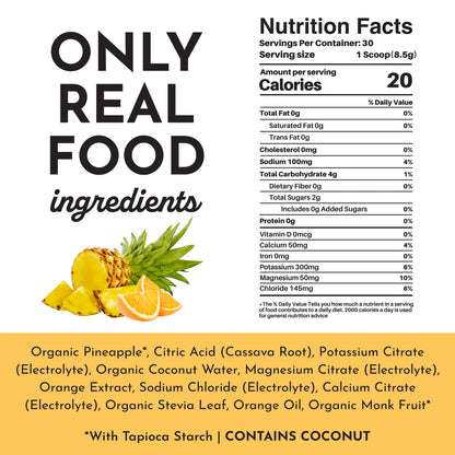 Electrolyte Box, 20 Single Serving Packs, Just Ingredients