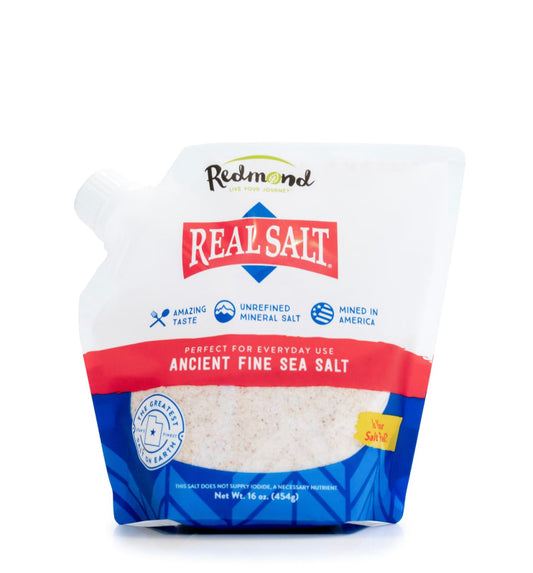 Real Salt Fine Refill Pouch, Redmond Life