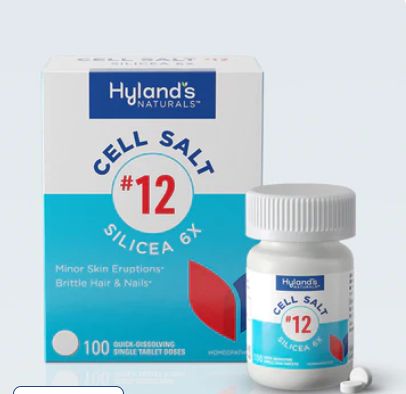 Cell Salt #12 Silicea 6x, 100 Tablets, Hyland's