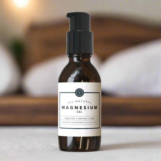 Magnesium Gel, Replenish + Relieve + Calm, 4oz, Rowe Casa Organics