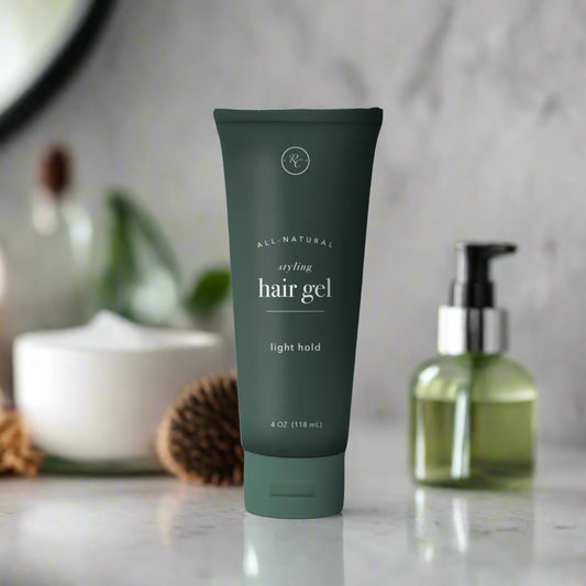 Hair Gel, Light Hold, 4 oz, Rowe Casa Organics