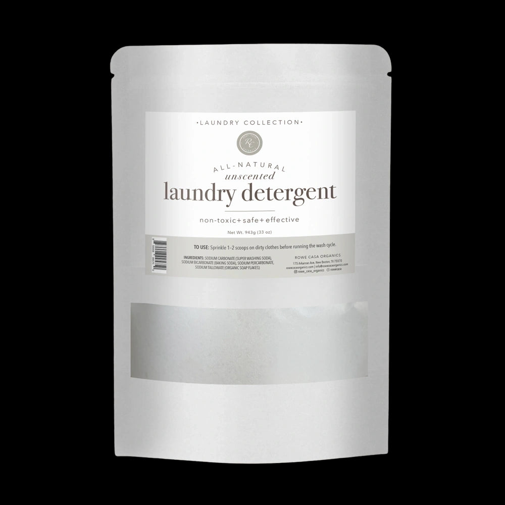 Laundry Detergent, Non-Toxic + Safe + Effective, Rowe Casa Organics