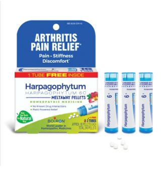 Harpagophytum 6C Meltaway Tablets, Arthritis Pain Relief, 1 Free Tube Inside, Boiron