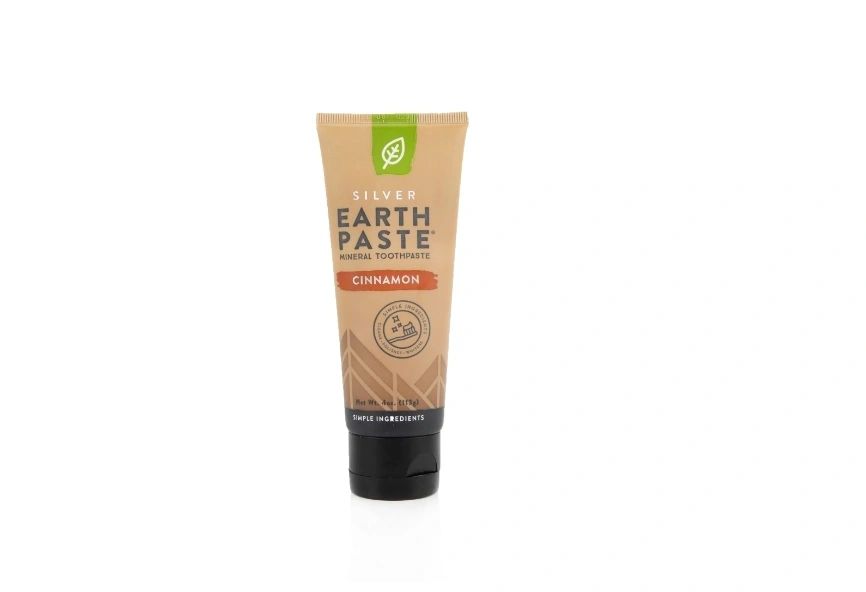 Silver Earth Paste, Mineral Toothpaste, Cinnamon, 4oz