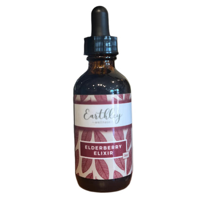 Elderberry Elixer - Respiratory & Immune System Support , 1-2oz, Earthley