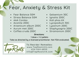 Fear, Anxiety & Stress Kit and Booklet