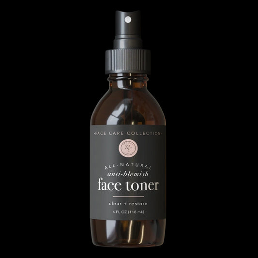 Anti-Blemish Face Toner, Clear + Restore, 4oz, Rowe Casa Organics