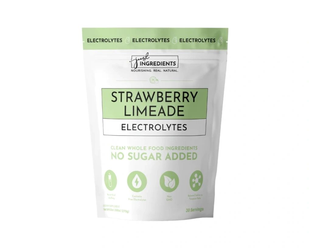 Strawberry Limeade Electrolytes, 9.5oz, Just Ingredients