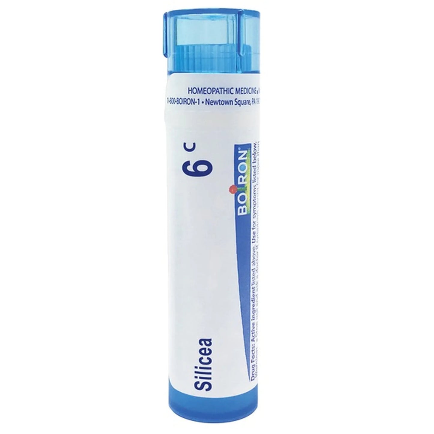 Silicea 6C, 12C, 30C, 200CK, 1M, Homeopathic Medicine for Fatigue & Irritability Due to Overwork, Boiron, 80 Pills (Pill Size #40)