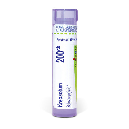 Kreosotum 30C, 200CK, Homeopathic Medicine for Gingivitis, Boiron, 80 Pills (Pill Size #40)