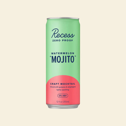Watermelon "Mojito" -  Craft Mocktail, 12oz, Recess