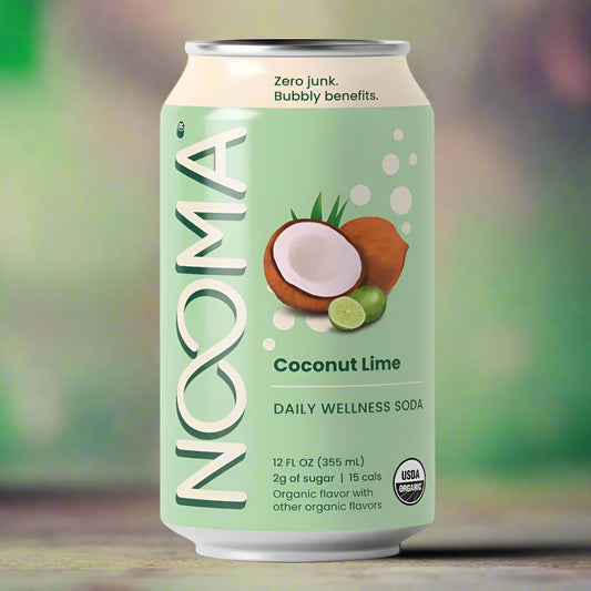 Daily Wellness Sodas - Coconut Lime, 12oz, NOOMA
