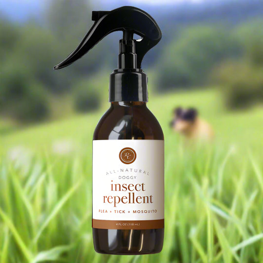 Doggy Insect Repellent, Flea + Tick + Mosquito, 4oz, Rowe Casa Organics