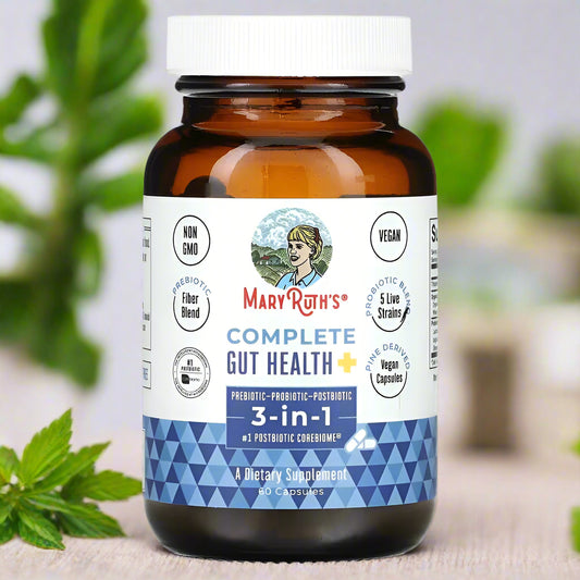 Complete Gut Health, 3-in-1 Prebiotic + Probiotic + Postbiotics, 60 Capsules, MaryRuth Organics