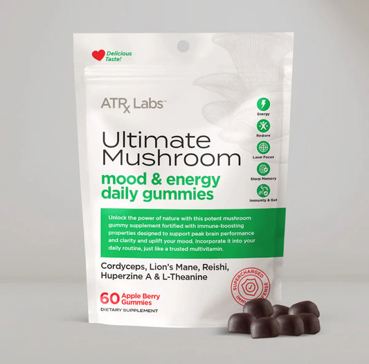 Ultimate Mushroom, Mood & Energy Daily Gummies, 60ct, cbdMD