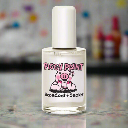 Basecoat + Sealer Nail Polish, 0.5oz, Piggy Paint